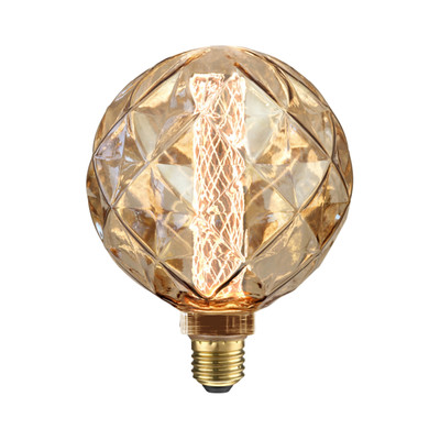Romb 3W Gold Dimmable LED Glass Bulb