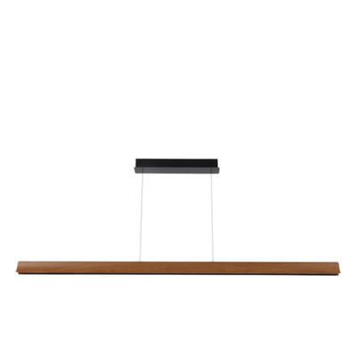 Lucid Wood Linear Touch Dimmable CCT LED Pendant Light
