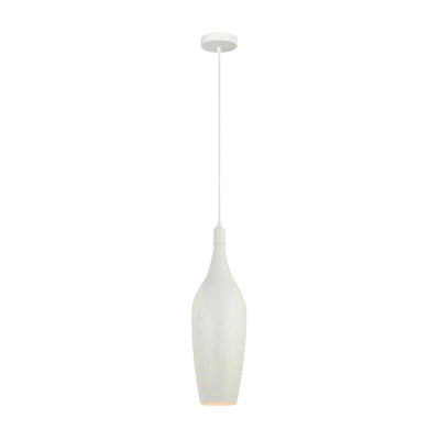 Stardust White Bottle Moroccan Pendant