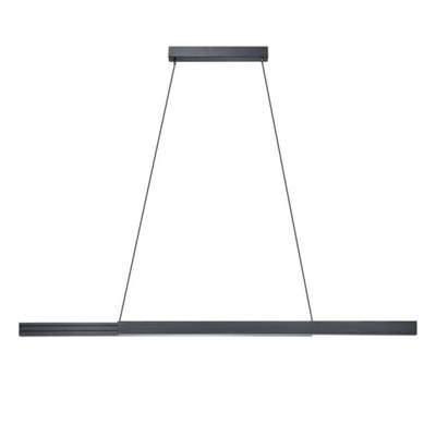 Montebuono Anodised Black LED Linear Pendant Light