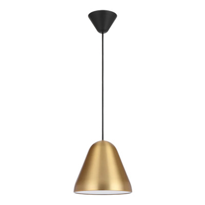 Hara Brass Cone Scandinavian Pendant Light