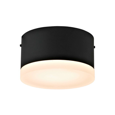 Ellix Black IP44 Bathroom LED Ceiling Light