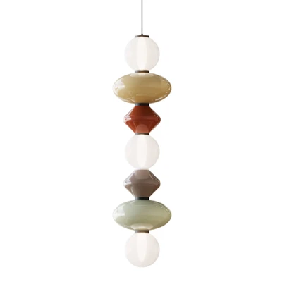 Mapi Multicoloured Vertical Pendant Light