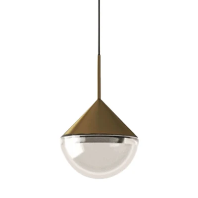 Nino Matt Brass Modern LED Pendant Light