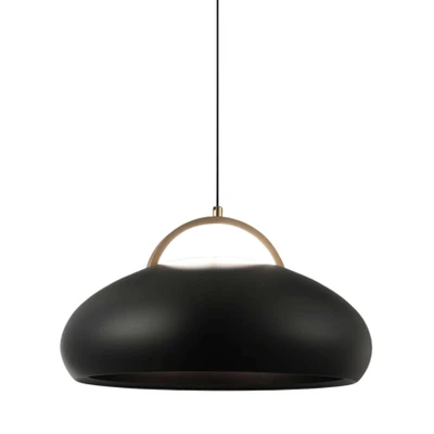Reiko Black 3CCT LED Dome Pendant Light