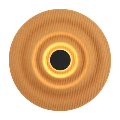Levin Orange Grey Reversible Base LED Wall Light