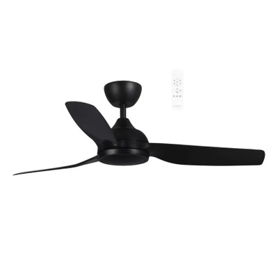 Daytona 52 Smart DC Ceiling Fan - Matt Black