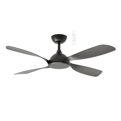 Hampton 52 Smart DC Ceiling Fan - Matt Black