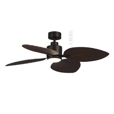 Kingston 50 Smart DC Ceiling Fan with LED Light - Old Bronze