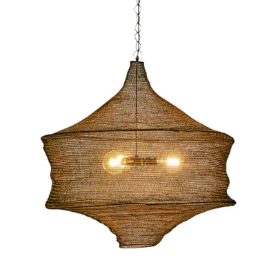 Behati Antique Brass Large Pendant Light