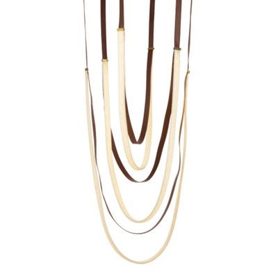Camden Vegan Leather Feature LED Pendant Light