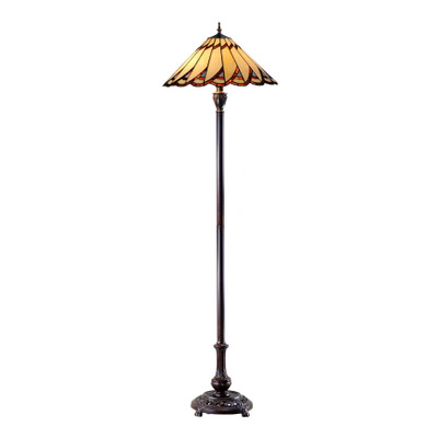 Vermont Stained Glass Floor Lamp