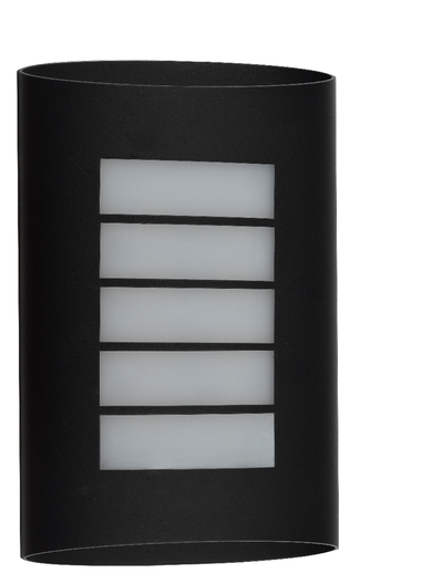 Gridline Exterior LED Wall Light - Black