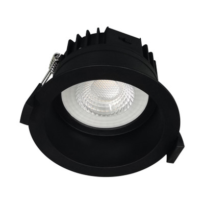 Ruma 9W Black Dimmable 3CCT LED Recessed Downlight
