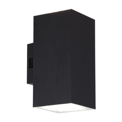 Yilan Black Angular 3CCT LED Up and Down Wall Light