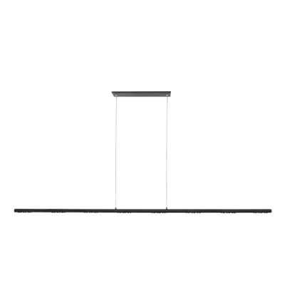 Tetra Black Long Linear CCT LED Pendant Light