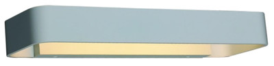 Linear Slimline Matt White Surface Mounted Wall Light