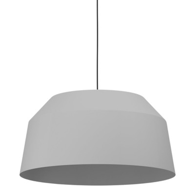 Contrisa Steel Grey Angled Dome Pendant Light