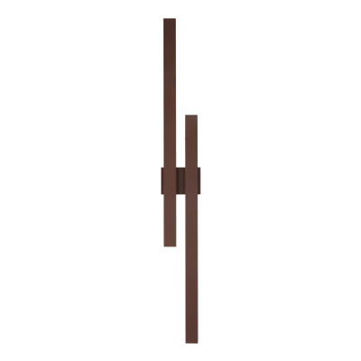 Easley Sand Rust 3CCT LED Twin Bar Wall Light