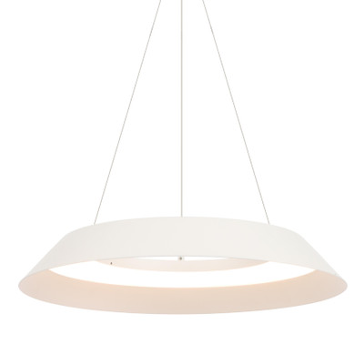Hackett Sand White Minimalist Dimmable LED Pendant