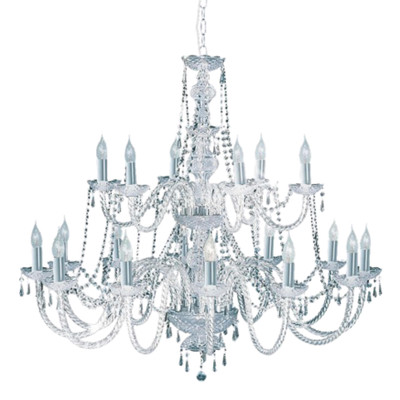Hale 18 Light Strass Crystal Traditional Chrome Chandelier