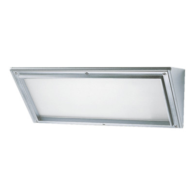 Midi Silver Plain Triangle LED Wall Light