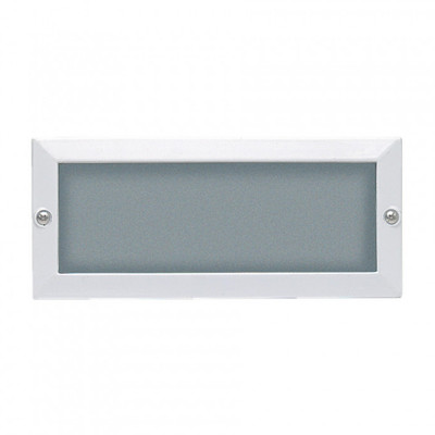 Reese White Plain Brick Wall Light