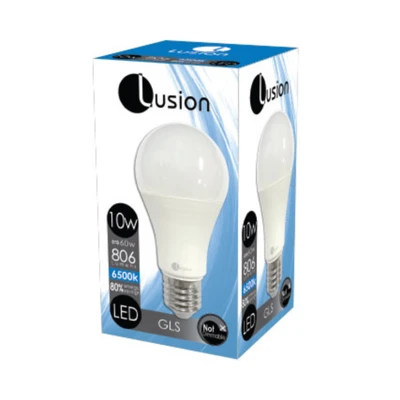 10W Non-Dimmable Opal Cool Daylight E27 GLS LED Bulb