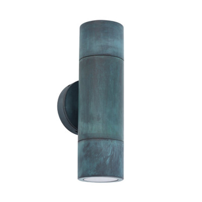 Paige Patina Up Down Exterior Spot Wall Light