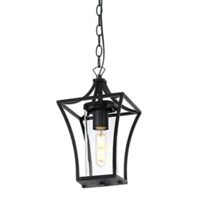 Bexley IP44 Black Modern Pendant Light