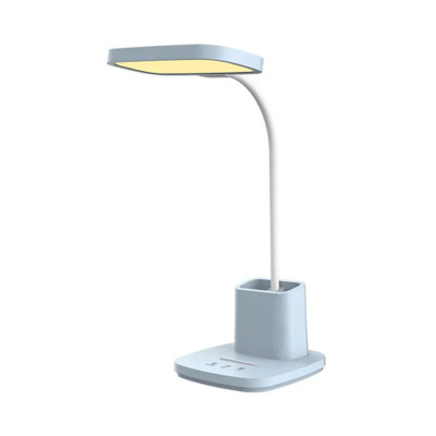 Penchi Blue Touch Desk Lamp with USB Port