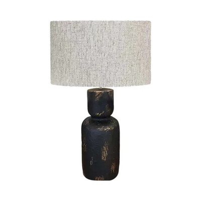 Sev Black Gold Vintage Ceramic Table Lamp