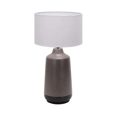 Viola Grey White Shade Ceramic Table Lamp