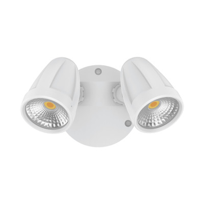 Muro Max 32W White 3CCT LED Twin Spotlight