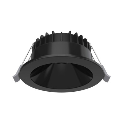 Swap 8W Round Recessed 3CCT LED Downlight - Black
