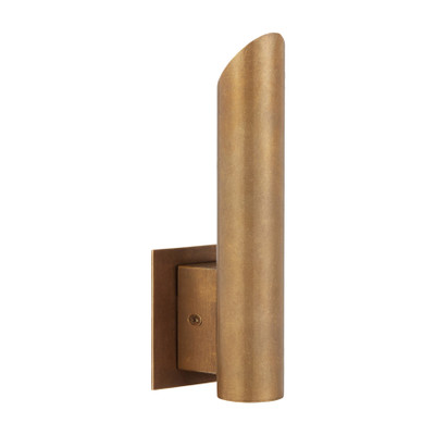 Napoh Natural Brass Modern IP65 LED Wall Lamp