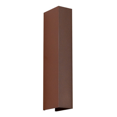 Ravin Sand Rust IP54 Rectangle LED Wall Light