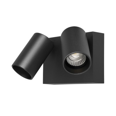 Capri 9W Twin Tricolour LED Spot Light - Black