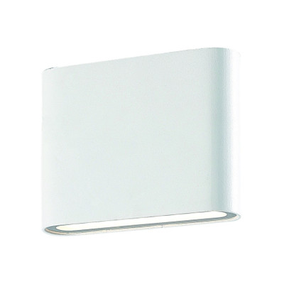 Integra 6W Tricolour LED Wall Light - White