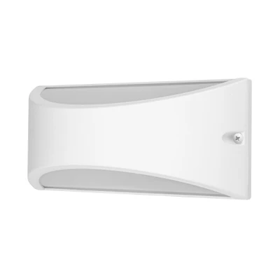 Taurus IP54 Decorative Outdoor Wall Light - White