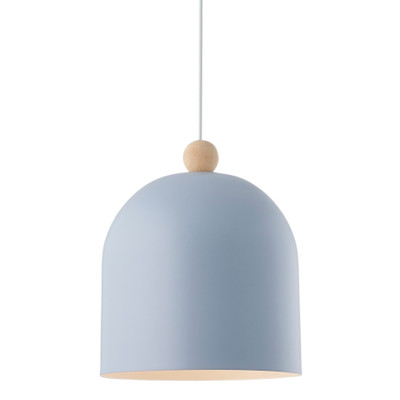Gaston Scandinavian Bell Pendant Light - Blue