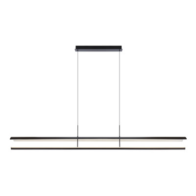 Regina Arched Frame 3CCT Linear LED Pendant - Black