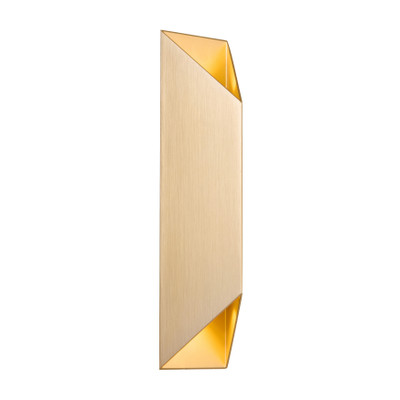 McWay IP44 Contemporary LED Wall Light - Gold