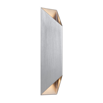 McWay IP44 Contemporary LED Wall Light - Silver