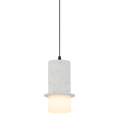 Rocklin Cast Stone 3CCT LED Pendant Light - White
