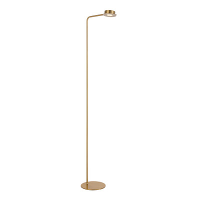 Itapira Antique Gold Minimalist LED Floor Lamp