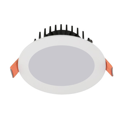 Sig 12W IP44 Flat Face 3CCT LED Downlight - White