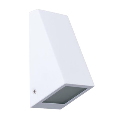 Phil IP54 Wedge Wall Light - White