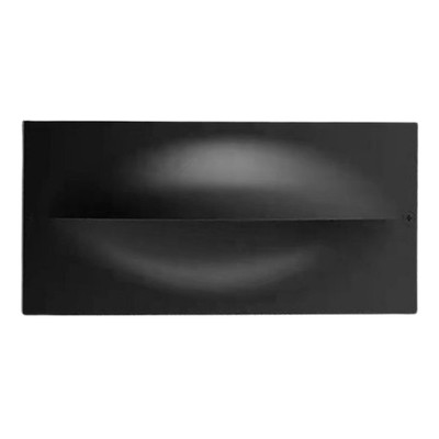 Rona IP65 3CCT LED Eyelid Brick Wall Light - Black