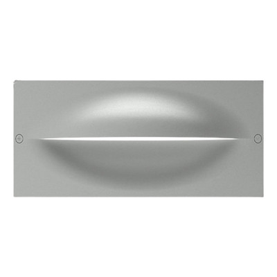 Rona IP65 3CCT LED Eyelid Brick Wall Light - Silver